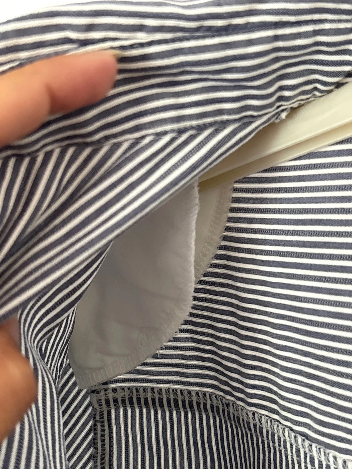 Camisa a rayas gris y blanca talla L Un día Ailleurs – photo 7